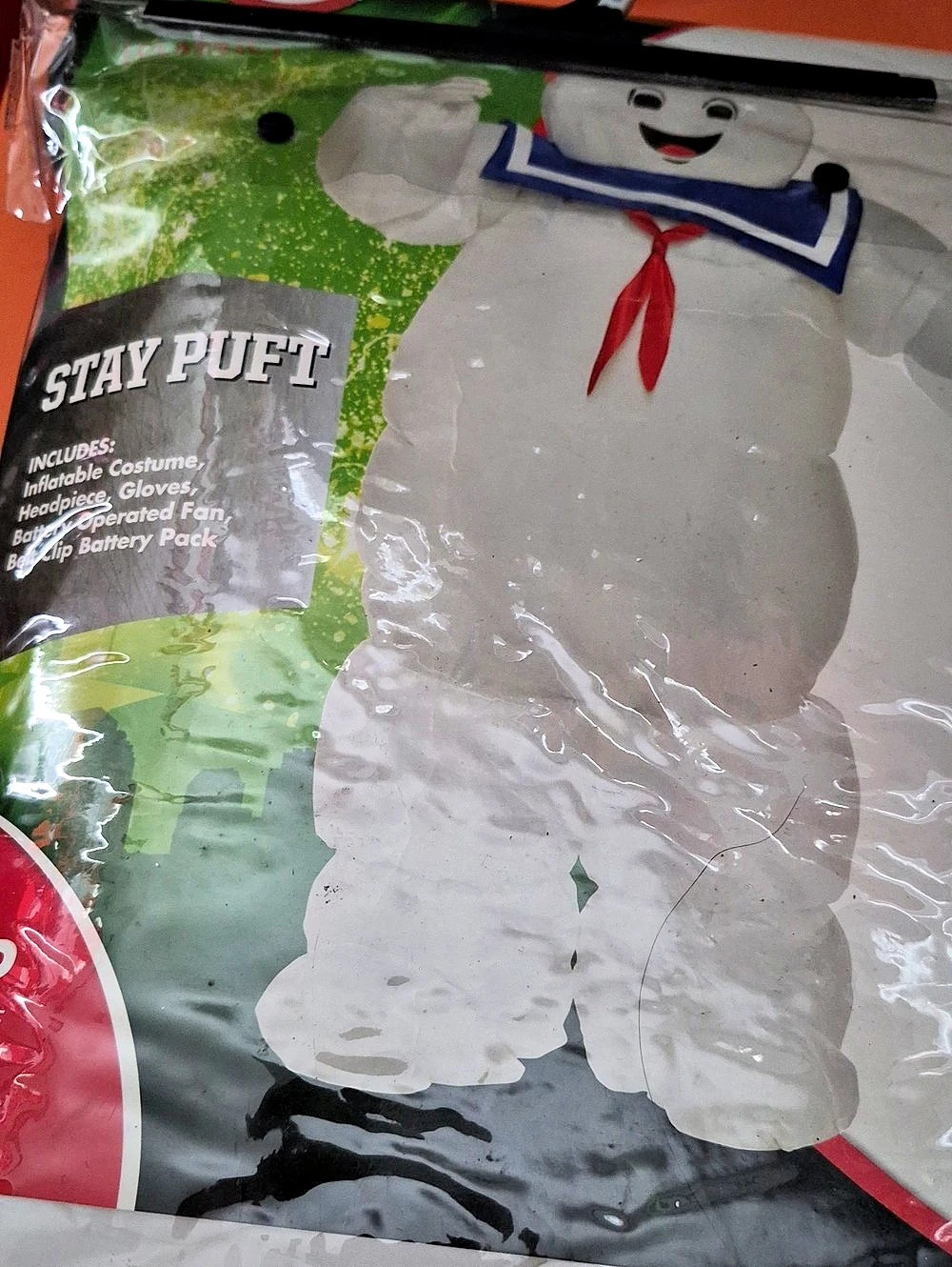 Ghostbusters Stay Puft Inflatable Child Costume Ghostbusters Inflatable